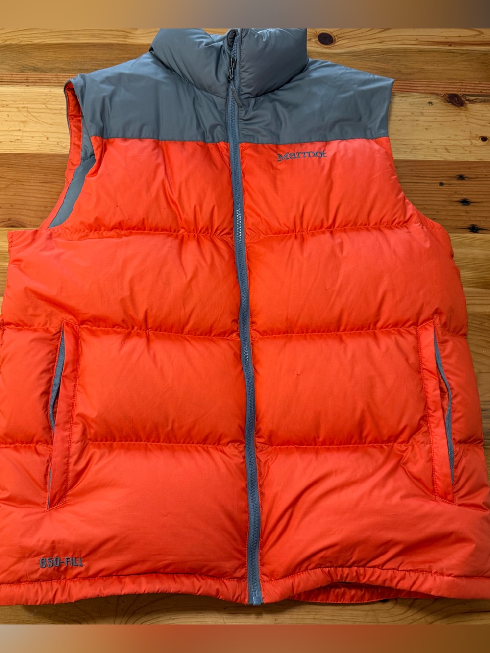 Marmot Orange Puffer Vest
